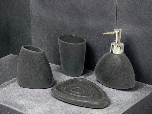 Resin Bathroom Accessories Set of 4