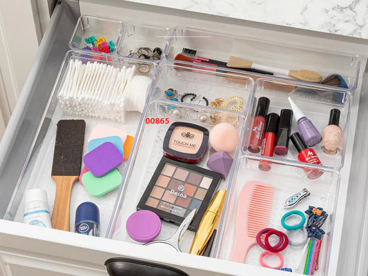 Ultra Clear Punto Modular Drawer Organizer