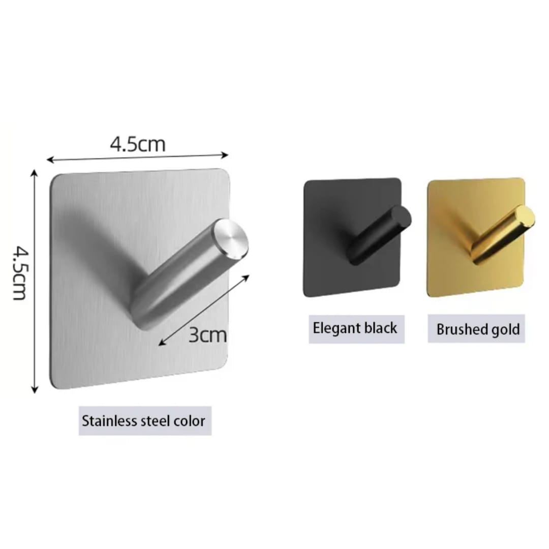 Wall Hook Chrome (Set of 3)