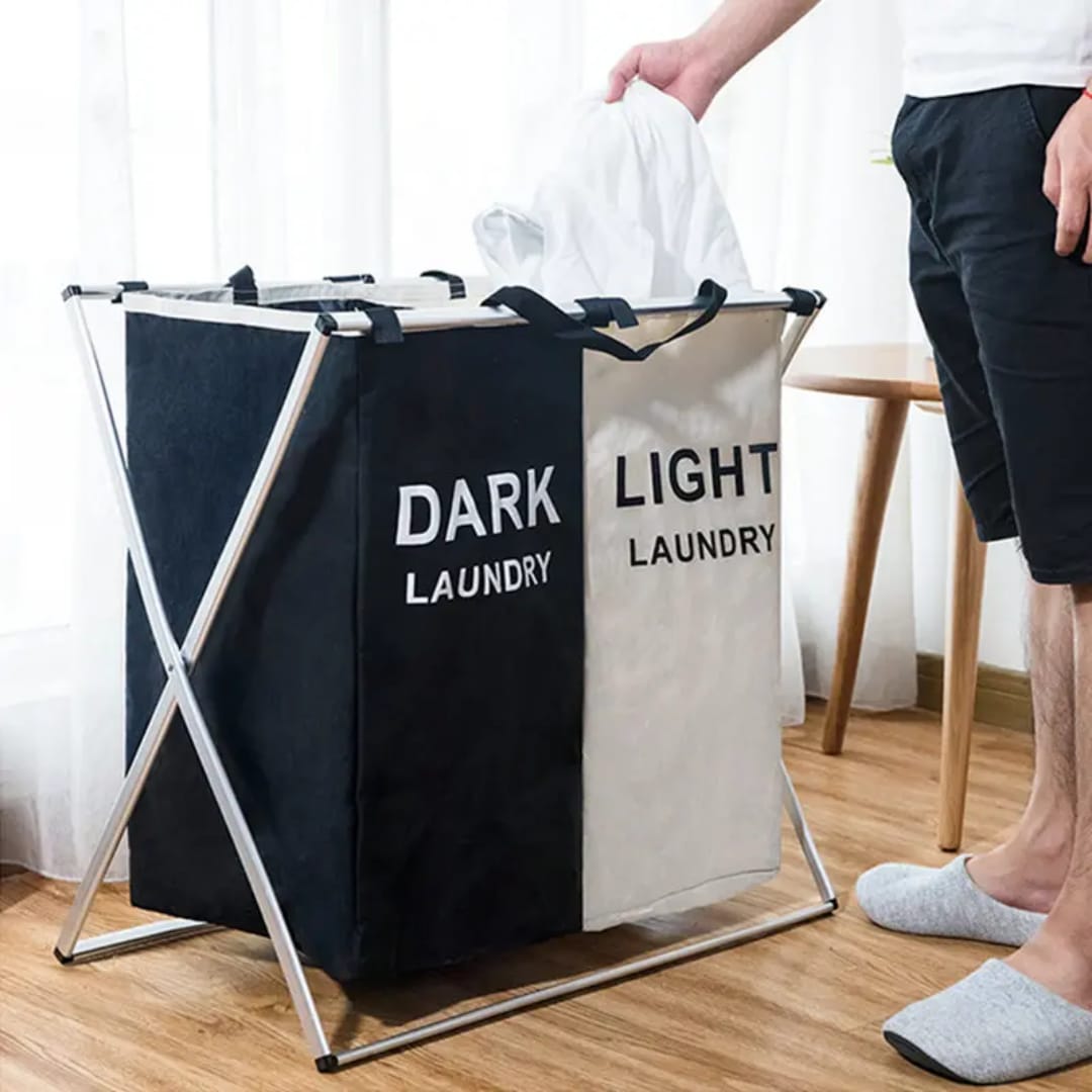 Grid Laundry Basket
